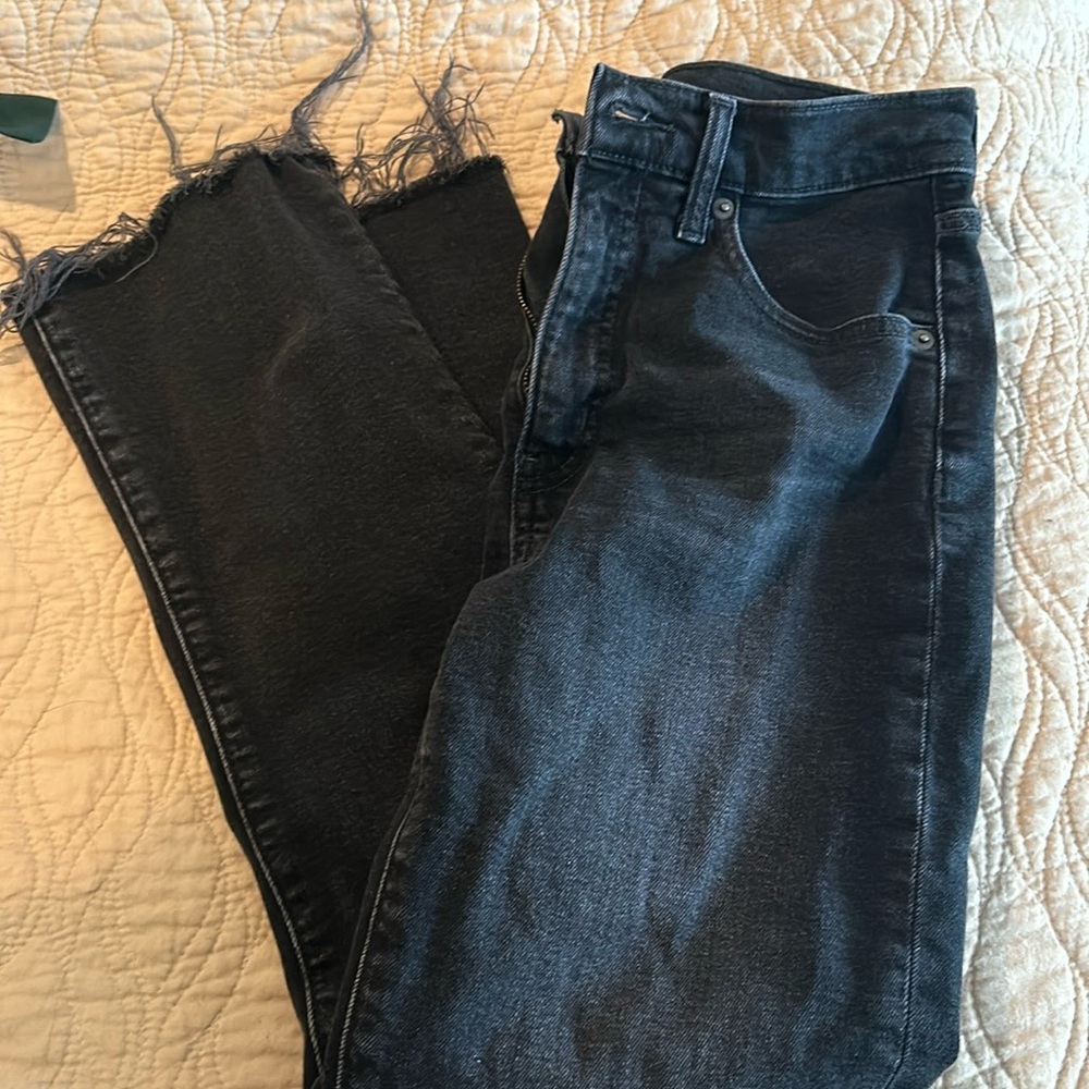 Gap kick fit high rise size 26/2R black jean